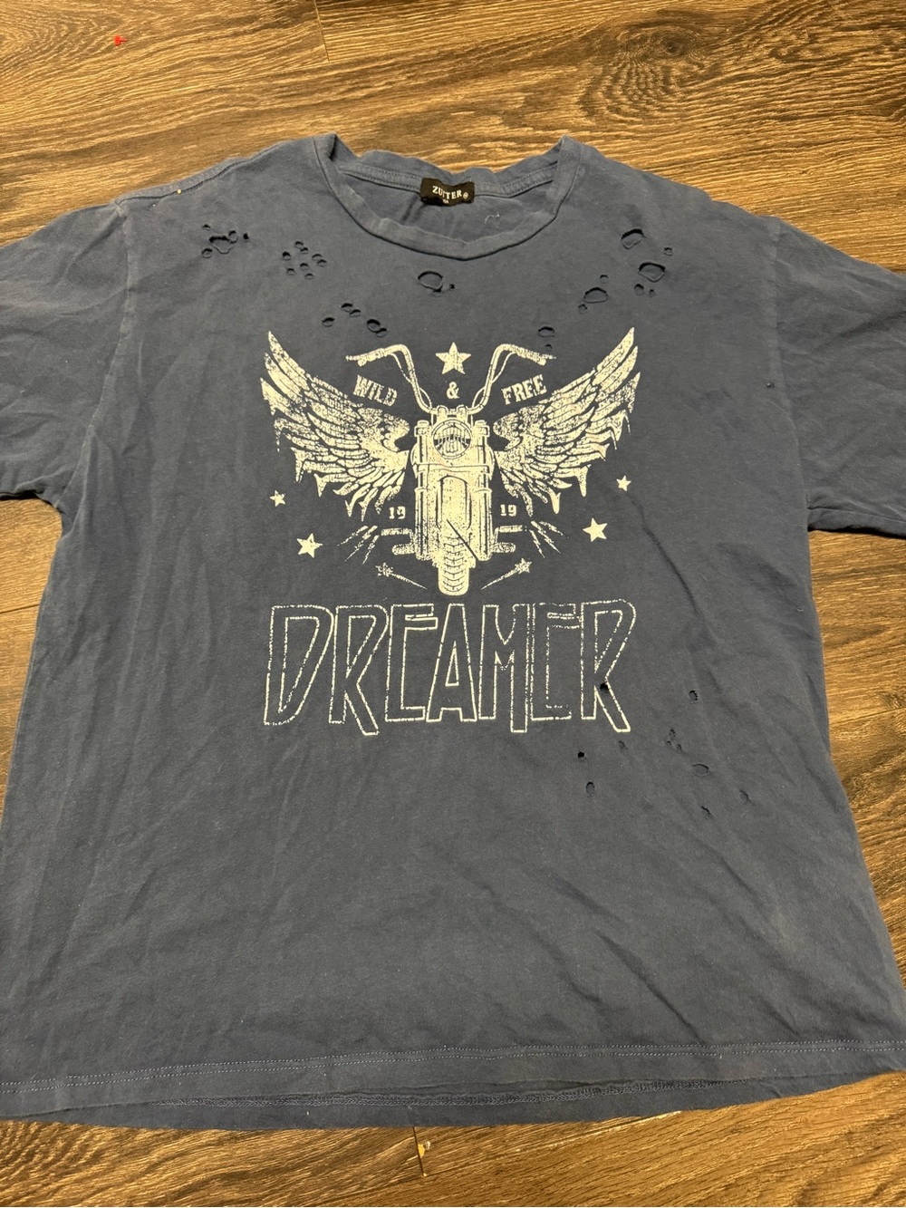 Dreamer Graphic Tee - Blue - Unbranded
